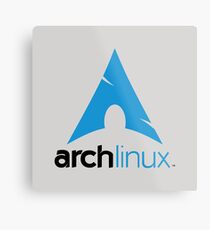 Arch Linux Merchandise Metal Print