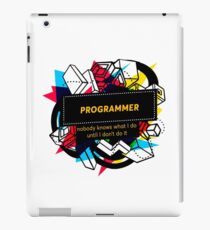 PROGRAMMER iPad Case/Skin