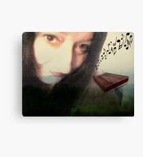Dulcimer and Me Making Music Canvas Print
