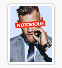 Conor McGregor NOTORIOUS Sticker