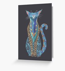 Cat Totem Greeting Card