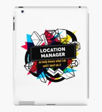 LOCATION MANAGER iPad Case/Skin