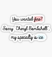 Veronica Lodge Quote - Riverdale Sticker
