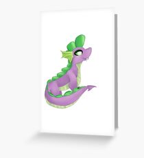 Spike the Dragon Greeting Card