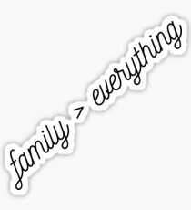 family over everything Sticker