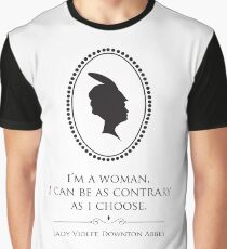Downton Abbey Contrary Woman Graphic T-Shirt