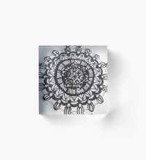 Macro Mandala Acrylic Block