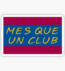 Pegatina MES QUE UN CLUB FUTBOL CLUB BARCELONA