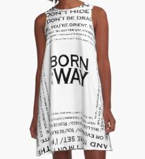 So geboren A-Linien Kleid