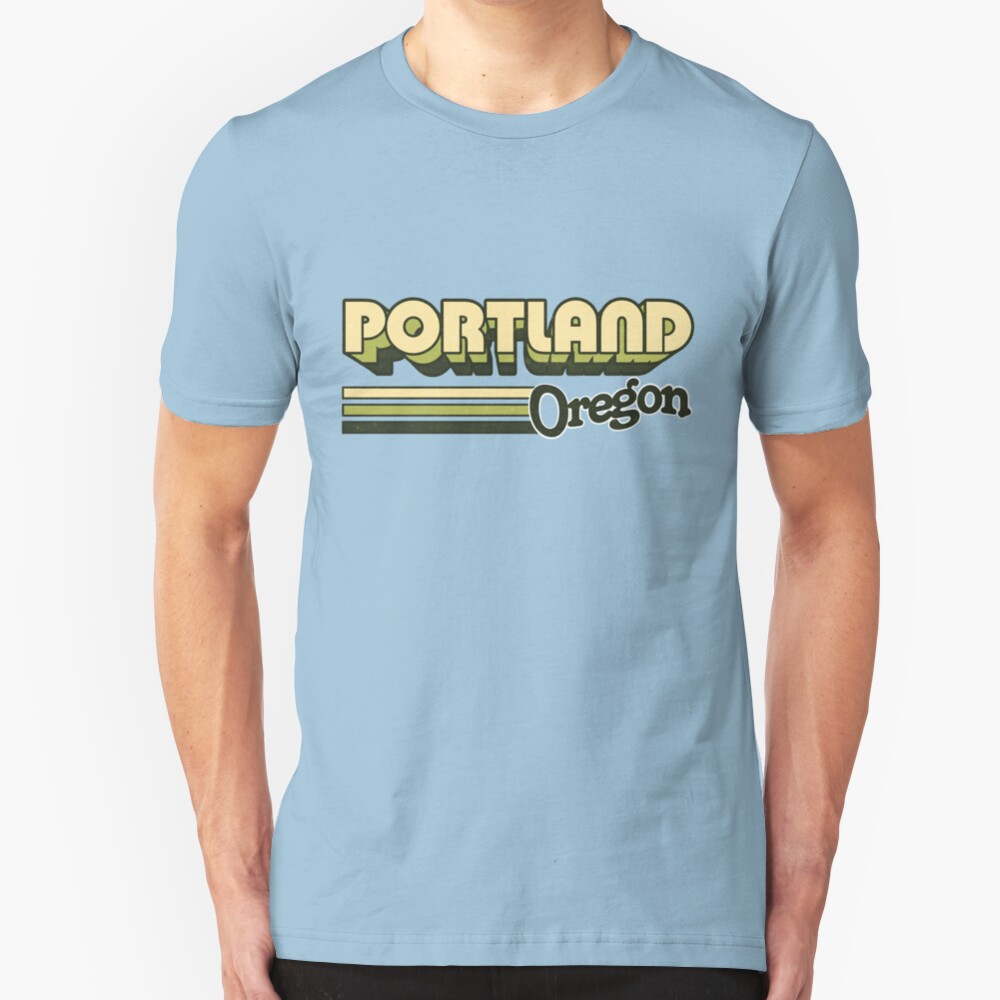 Portland, OR | City Stripes Slim Fit T-Shirt