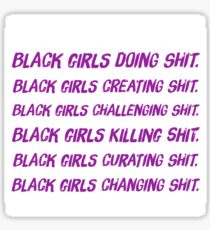 Black Girls Rock Sticker