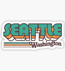 Seattle, WA | City Stripes Sticker