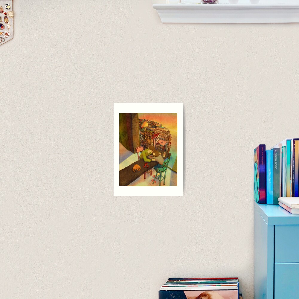 A sleepy afternoon Art Print