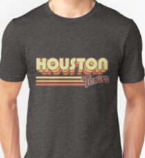 Houston, TX | City Stripes Unisex T-Shirt