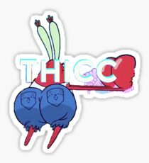 One Thicc Bih Sticker