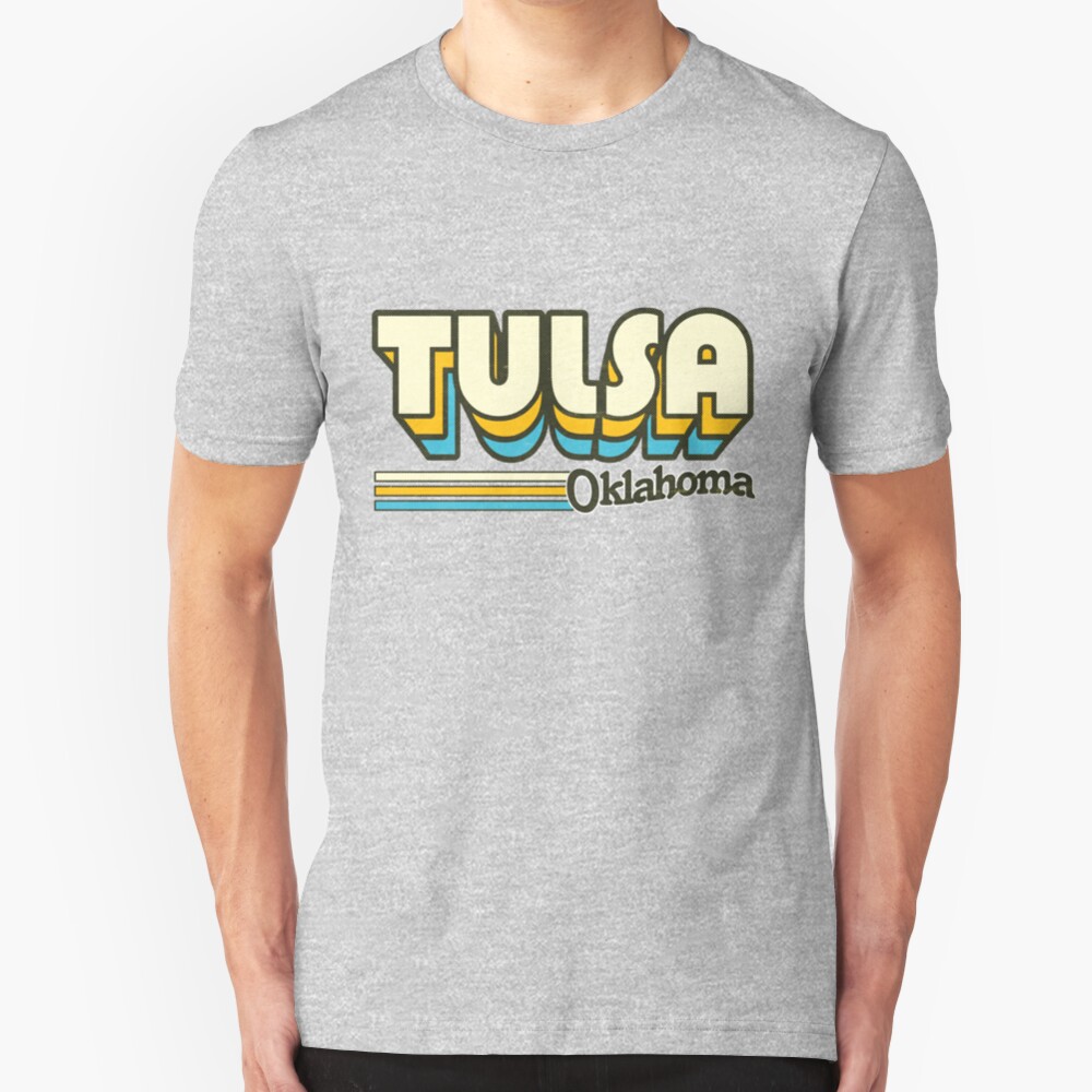 Tulsa, OK | City Stripes Slim Fit T-Shirt