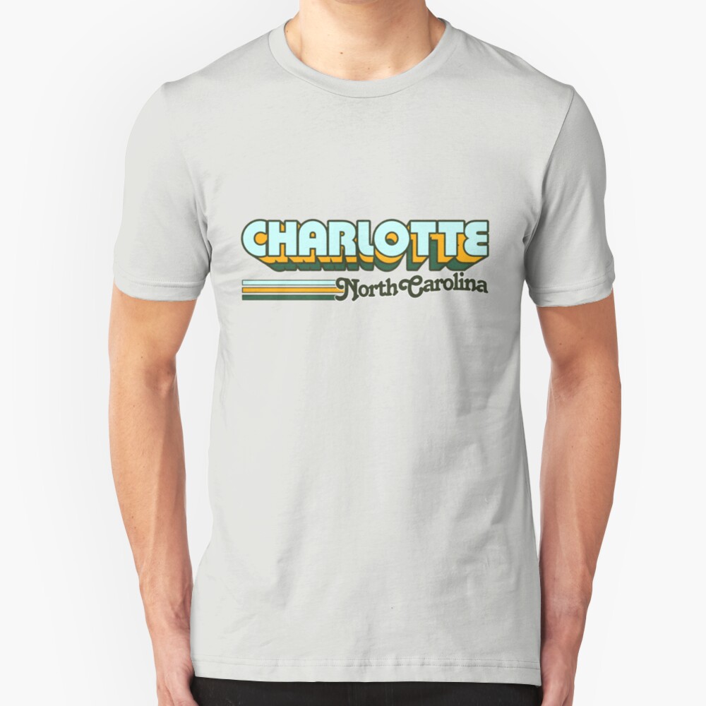 Charlotte, NC | City Stripes Slim Fit T-Shirt