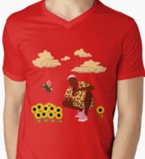 Camiseta de cuello en V Tyler, El Creador - Flower Boy