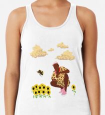 Tyler, der Schöpfer - Blumenjunge Racerback Tank Top
