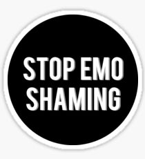 Dan Howell Stop Emo Shaming Sticker