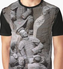 China. Xian. Terracotta Army. Fallen Warriors. Graphic T-Shirt