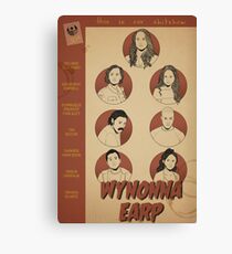Wynonna Earp Poster Canvas Print
