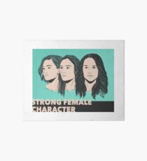 Strong Female Character Art Board