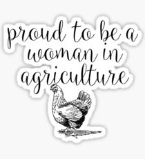Women In Agriculture Sticker