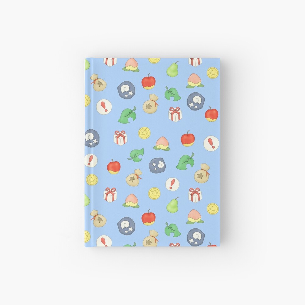Animal Crossing Logo Pattern Hardcover Journal