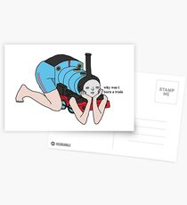 why was i born a train Postcards