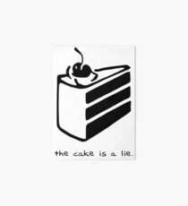 The Cake is a Lie Art Board
