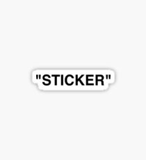 STICKER - Off White Sticker Sticker