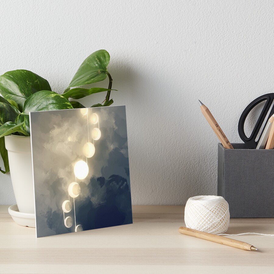 phases Art Board Print