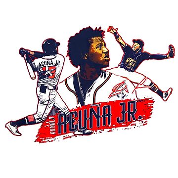 Atlanta Braves - Ronald Acuña Jr., Essential T-Shirt for Sale by  DaSportsMachine