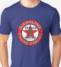 Vintage Texaco Gasoline Filling Station 00160 Unisex T-Shirt