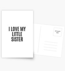 Perfect Gift for the sister in your life, Fun sister gift and birthday gift. Tell her she is the best sister in the world, Ideal birthday, Xmas or Thank You gift Postcards