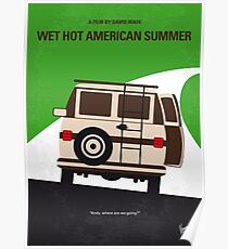No481 - Wet Hot American Summer minimales Filmplakat Poster