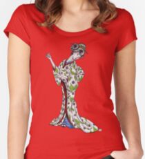 Graceful Geisha Women's Fitted Scoop T-Shirt