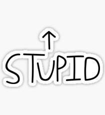 Stupid Sticker