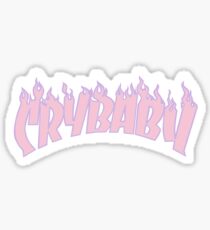 Pastel Flames Sticker
