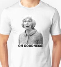 Theresa May Swearing - Oh Goodness! (Fields of Wheat) Unisex T-Shirt