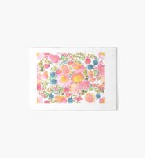 watercolor floral Art Board