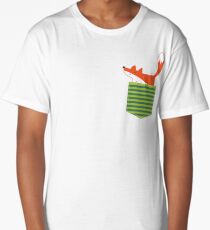 fox in my pocket Long T-Shirt