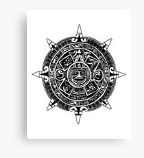 Mesoamerica - Aztec Calendar Canvas Print
