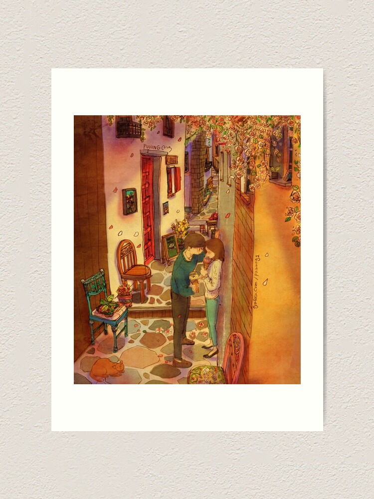 Alternate view of In the alleyway Art Print