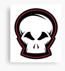 Skull Icon Canvas Print