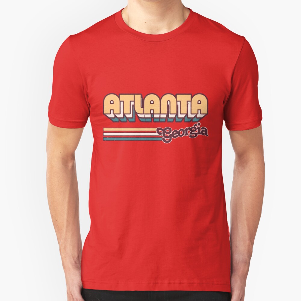 Atlanta, GA | City Stripes Slim Fit T-Shirt