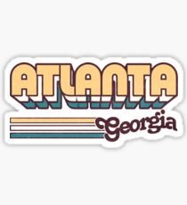 Atlanta, GA | City Stripes Sticker
