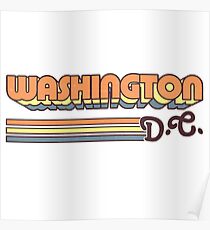 Washington, DC | City Stripes Poster