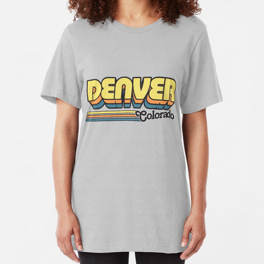 Denver, CO | City Stripes Slim Fit T-Shirt